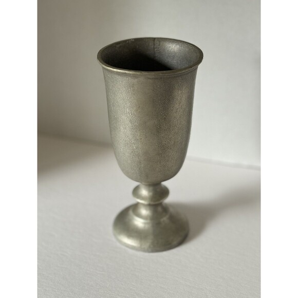 VTG Pewter RWP Tavern Wine Goblet Wilton 7 1/4” Tall Medieval Cosplay Vessel - Picture 5 of 9